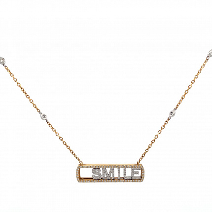 Колье бренда RF JEWELS, Желтое золото, Бриллиант