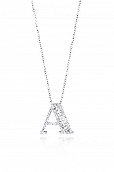 Колье бренда RF JEWELS, Белое золото, Бриллиант