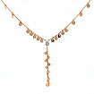 Колье бренда RF JEWELS, Розовое золото, Бриллиант
