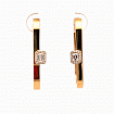 Серьги бренда RF JEWELS, Розовое золото, Бриллиант