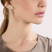 Серьги бренда Damiani, Белое золото, Бриллиант