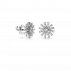 Серьги бренда Damiani, Белое золото, Бриллиант
