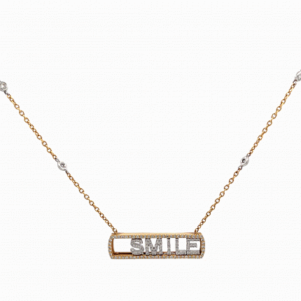 Колье бренда RF JEWELS, Желтое золото, Бриллиант