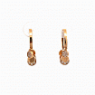 Серьги бренда RF JEWELS, Розовое золото, Бриллиант